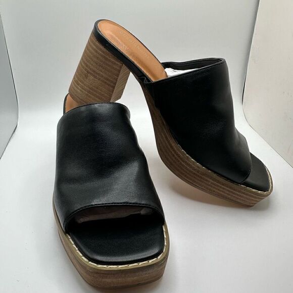 CUSHIONAIRE Women's soft one band Heel Sandal +Memory Foam 7.5 BLACK - Picture 6 of 7